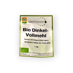 Bild von  Dinkel - Vollmehl 1 kg GRO 