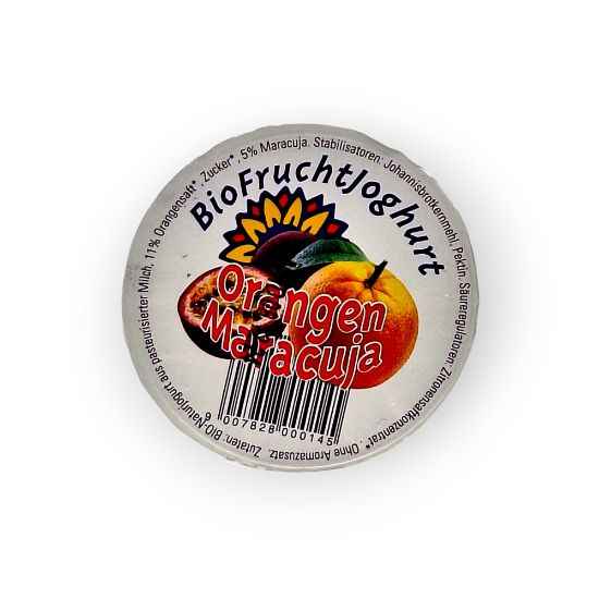 Bild von BIO -  Frucht Joghurt 150g Orange - Maracuja 