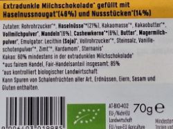 Picture of BIO - GeNüsse Haselnuss 70g VEGAN