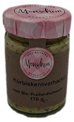 Show details for Kürbiskernverhackert 160g Picture of Kürbiskernverhackert 160g
