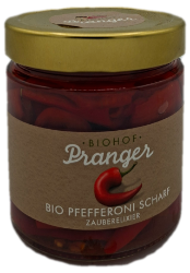 Bild von Pfefferoni scharf 380g Glas 