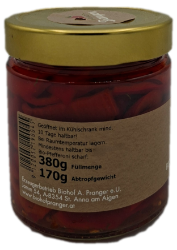 Bild von Pfefferoni scharf 380g Glas 