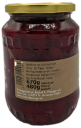 Bild von Roter Rübensalat 670g/Glas 