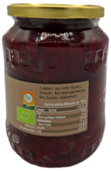 Bild von BIO - Roter Rübensalat 670g/Glas 