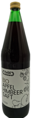 Show details for Apfel - Himbeersaft 1l Picture of Apfel - Himbeersaft 1l