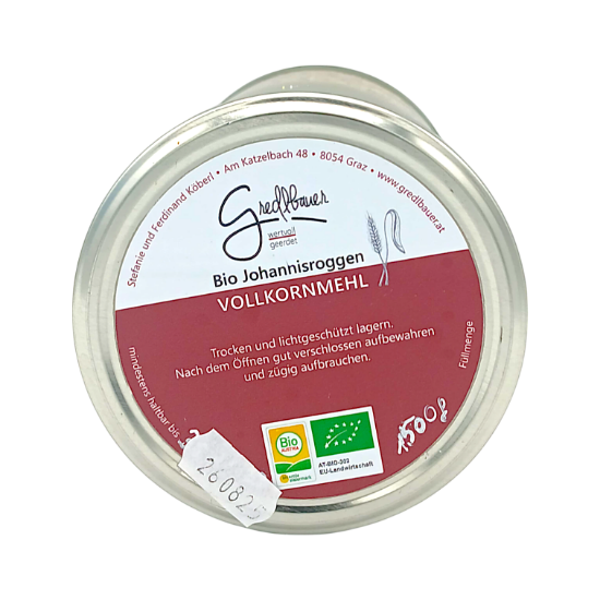 Bild von BIO - Johannisroggen VK - Mehl 1,5kg (L)