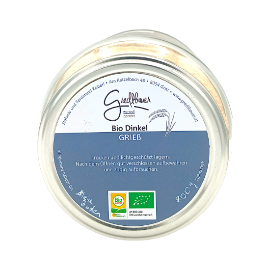 Bild von BIO -  Dinkelgrieß 0,8kg  (M)