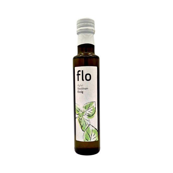 Bild von BIO - flo  Apfel Basilikum Essig 250 ml 