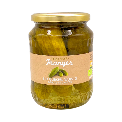 Bild von BIO - Gurkerl würzig 670g/Glas 