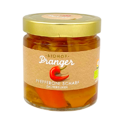 Bild von BIO - Pfefferoni scharf 380g Glas 