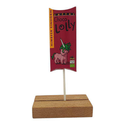 Bild von BIO - Choco Lolly Himbeer Einhorn 20g